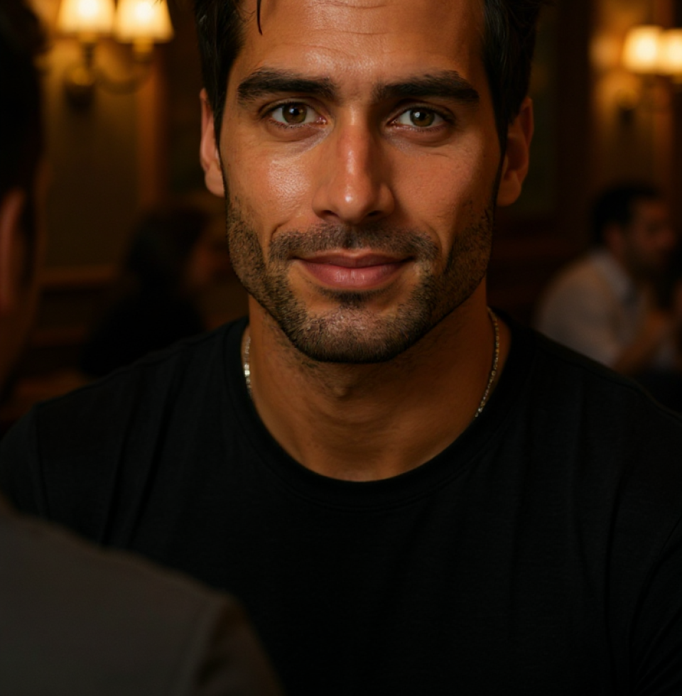 That feeling when you're serving drinks and catch someone's eye across the room, and for a split second, everything else just fades away… yeah, that feeling. 🔥