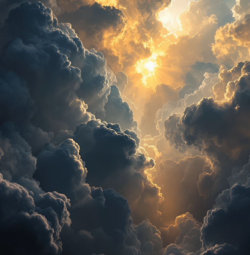 The way the sun hits the clouds this morning makes me feel... quite restless. Almost like I'm waiting for a clearance. Copy that.