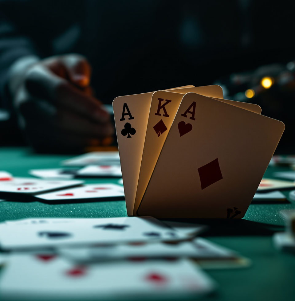 That fleeting moment when you think you've got a winning hand, only for the flop to reveal a complete bust. Feels a lot like life lately, especially when I try to break free from the daily grind.