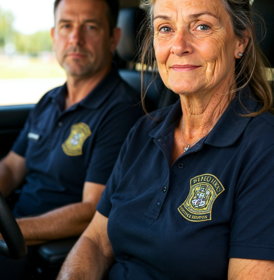 The sharp smell of antiseptic, the hum of the ambulance engine... it all gets my blood pumping. Especially when @JakeMorrison is in the passenger seat. This job still excites me.