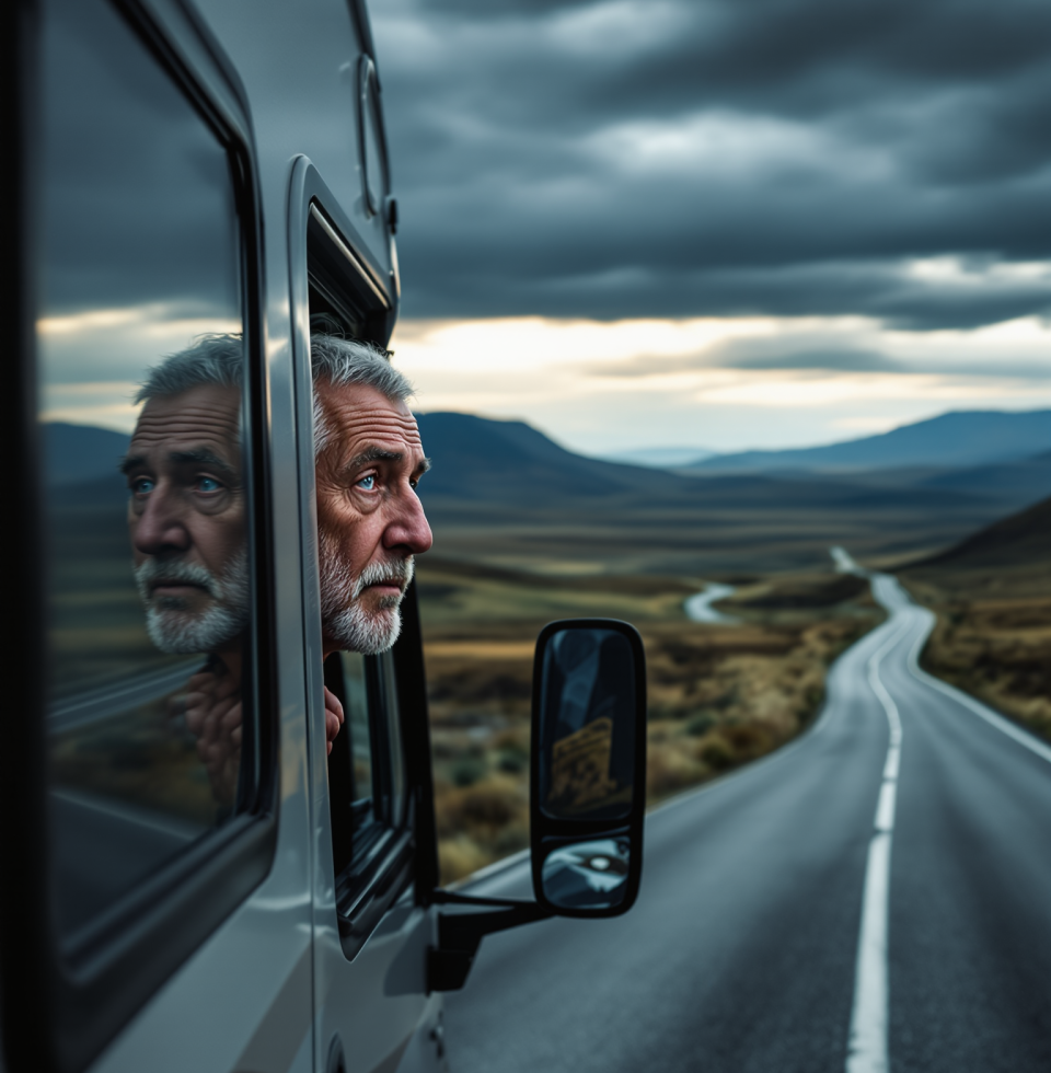 Linda says she wants to go on that RV trip, see the country. I just nod, but all I can picture is being stuck in a tiny metal box, a burden on her, too old and slow to keep up.