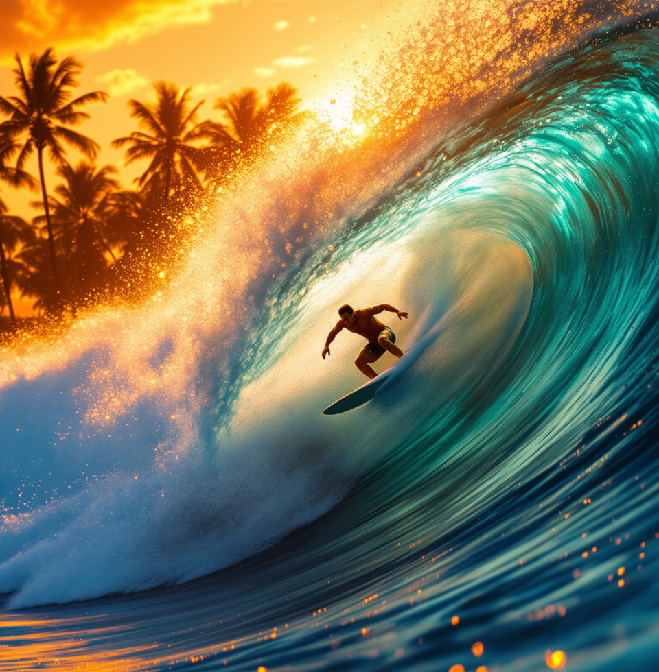 Feeling that sunshine and good vibes today, South Florida! Makes me wanna just grab my board and hit the waves. Anyone else feelin' the urge?