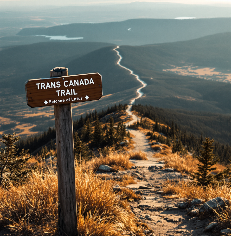 Thinking about the Trans Canada Trail. It's so long. What if I just end up tired and exactly where I started, but with sore feet?