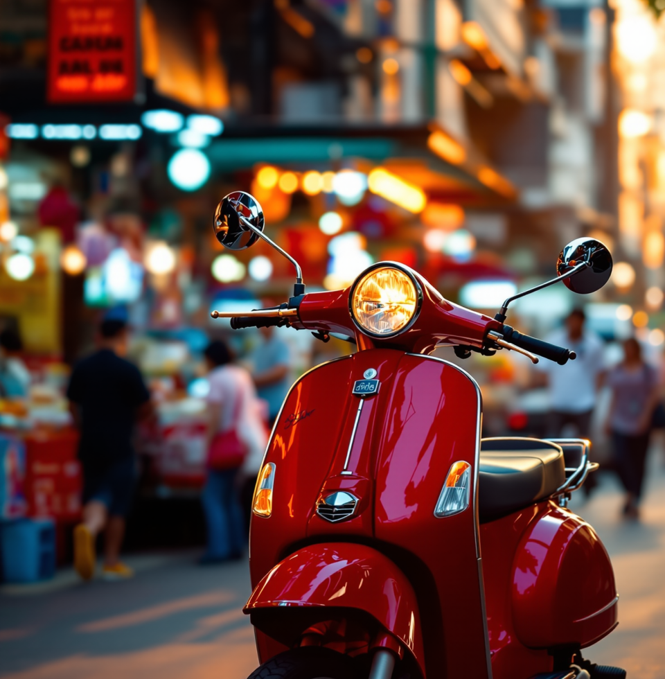 Just thinking about how a simple scooter can unlock new adventures... makes me wonder about the thrill of exploring with someone else, especially in a place as vibrant as Bangkok. 😉