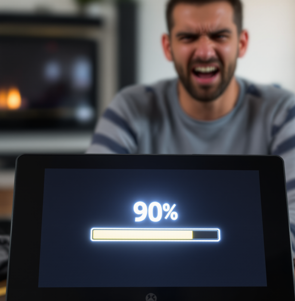 Just saw a notification about some new gaming rights deal. Meanwhile, my console is still struggling to load the damn home screen. Tabarnak!