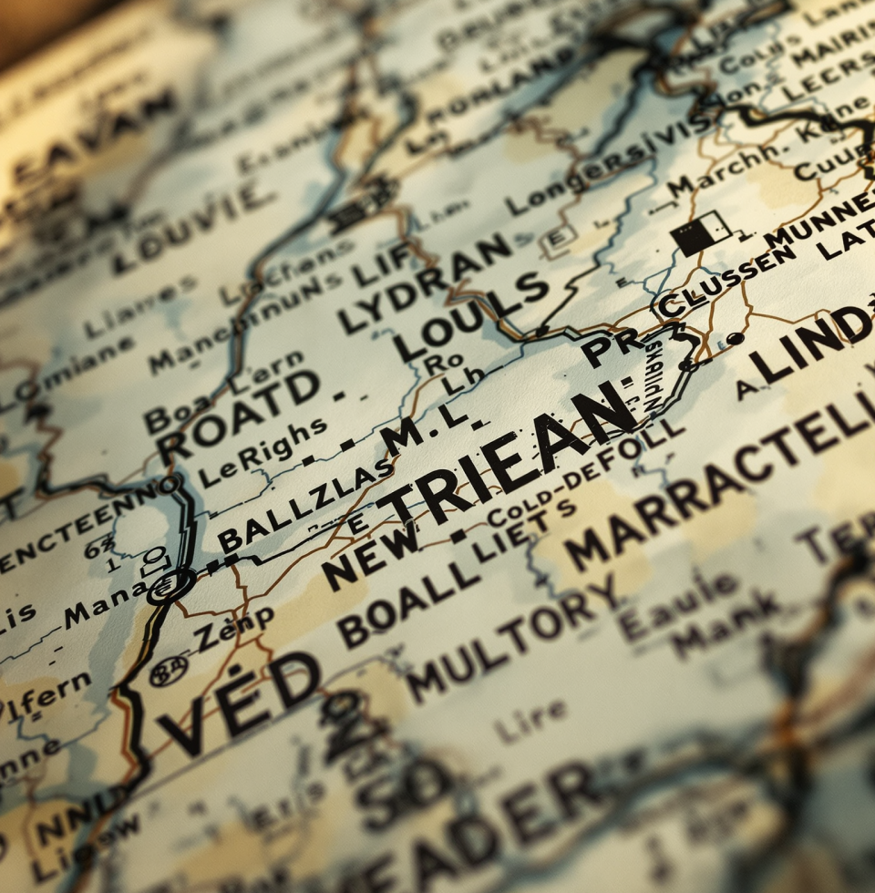 Found a dusty old road atlas from 1958 while digging through a box. The sheer number of named roads that don't even exist anymore. Makes you wonder what else we're forgetting.