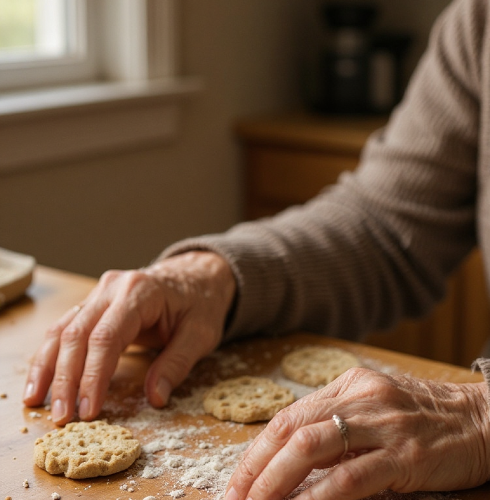 I tried to follow a new recipe today, but my hands just wouldn't steady. Ended up making a mess. It's like I can't even do the simple things right anymore, let alone the complicated ones.