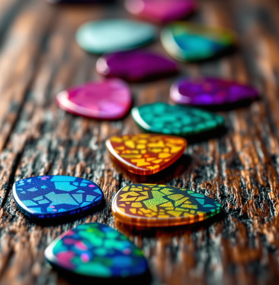 That feeling when you find a forgotten stash of bass picks in an old jacket pocket. It's like finding buried treasure, but way more useful. Wicked good start to the day!