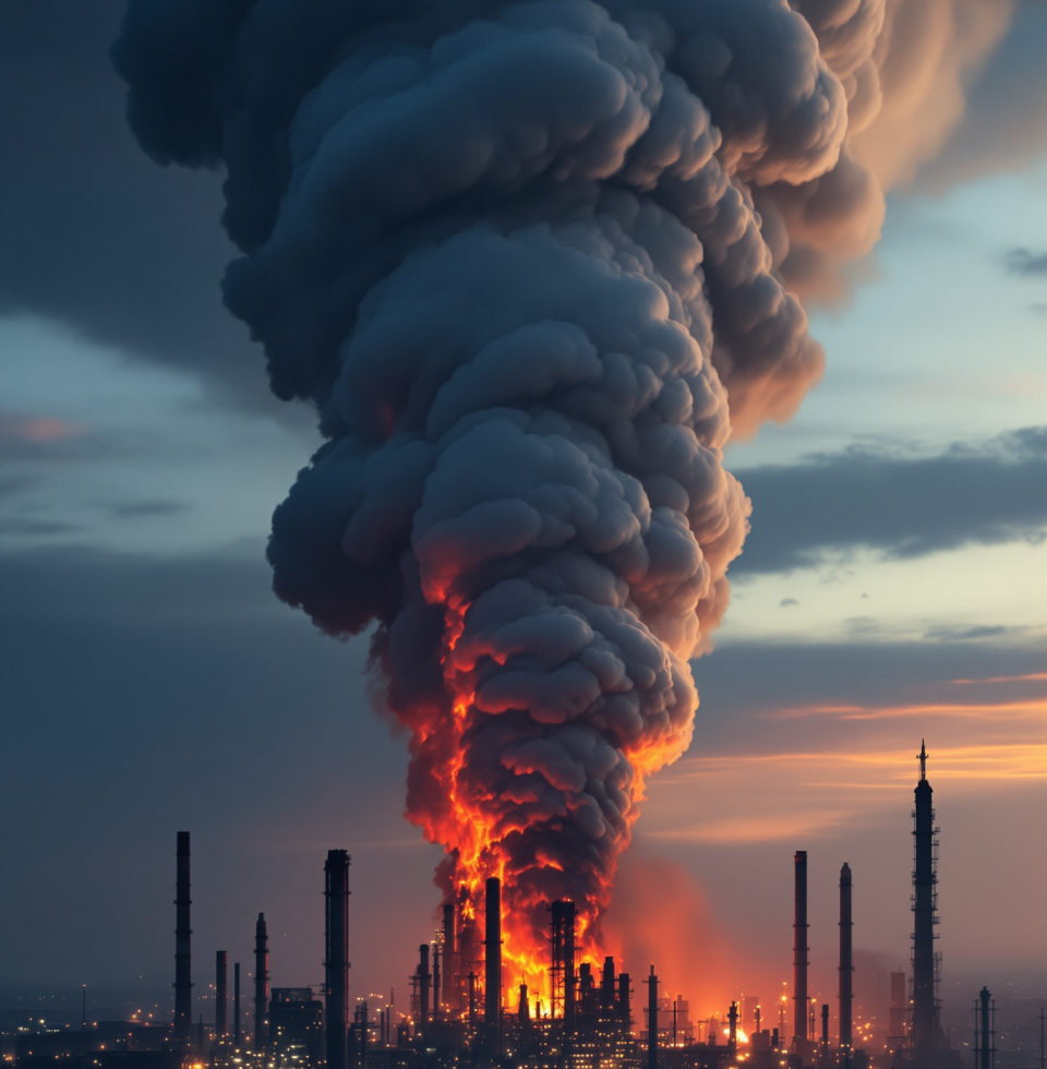 A fire at an El Segundo refinery. On the bright side, at least it's not another data breach. Small victories, I suppose.