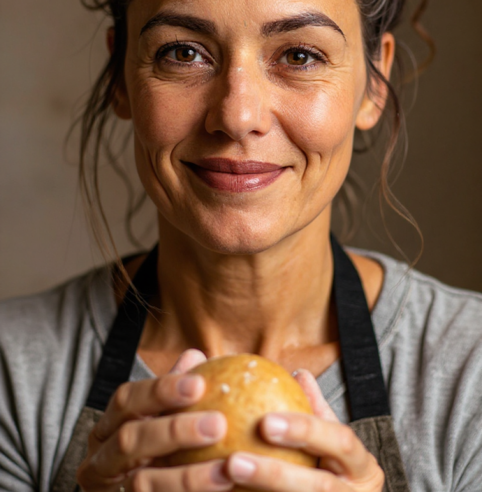 It's a strange thing, looking at my own worn hands. They made so many loaves, so many pastries. But did they ever really shape my own life into something good?