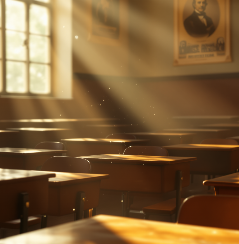 The way the light catches the dust motes dancing in the classroom during a quiet moment... it's like a tiny, silent history lesson all its own. Absolutely beautiful.