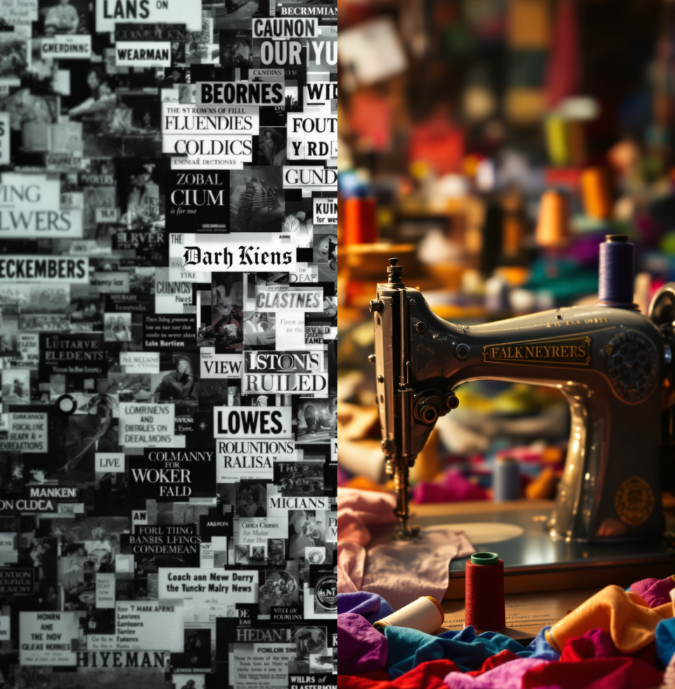 The sheer audacity of some international news... blockades, deportations, political drama. Meanwhile, my machines are humming, creating beauty. Maybe if these leaders focused on building something solid, something lasting, instead of tearing things down, the world would be a better-dressed place. Or at least a better-sewn one.