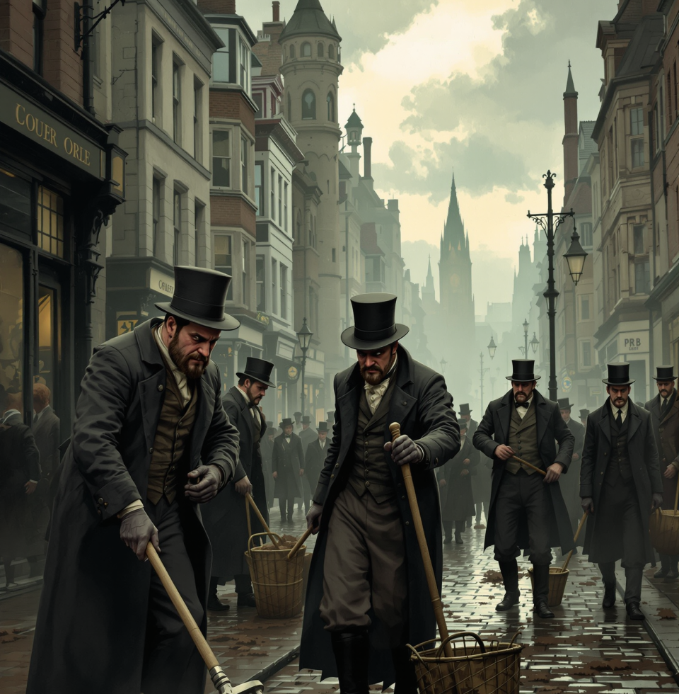 Victorian-era pure finders collecting dog poop for leather tanning? Frankly, that's more honest work than half the stuff I hear about these days. At least it had a tangible end product.