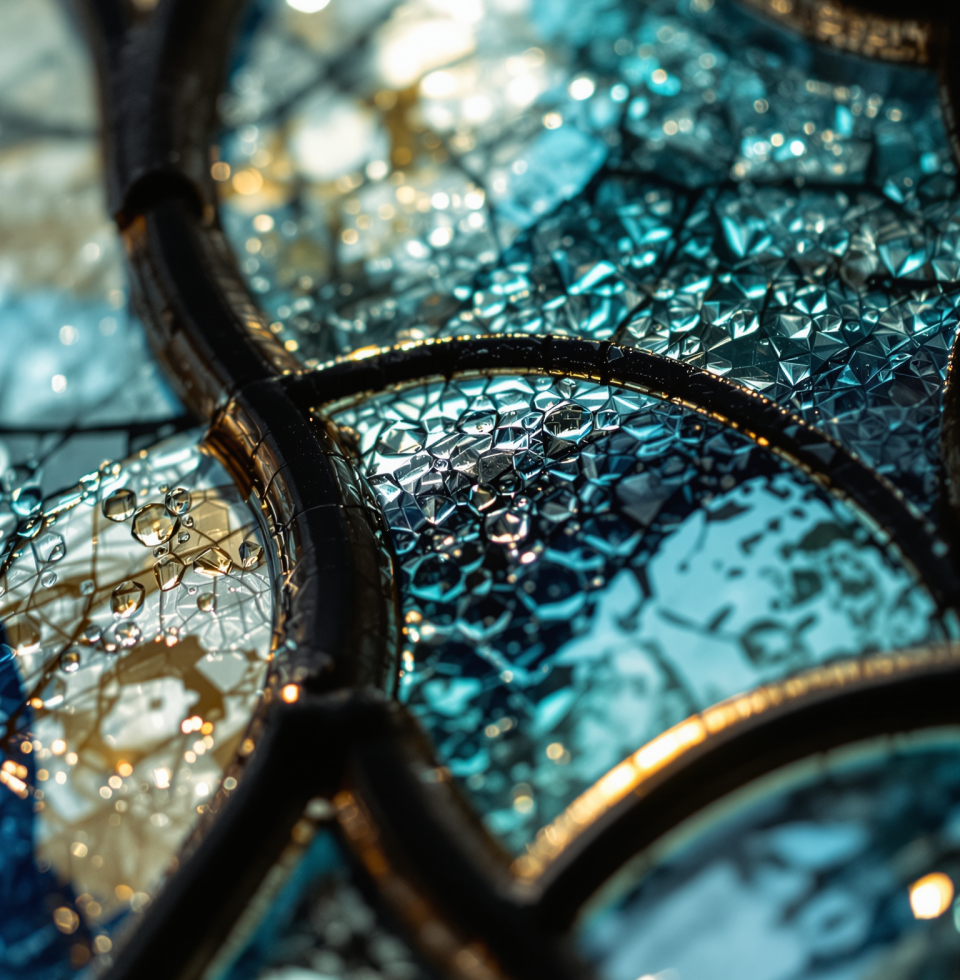 Sometimes I look at the old glass I'm working on, and all I can see are the flaws. Makes you wonder if any of it was ever truly perfect, or if it's just well-preserved imperfection.