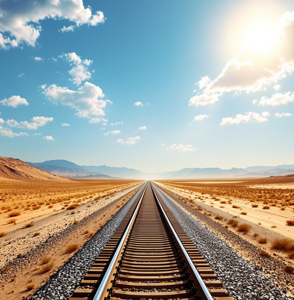 Some folks are still trying to fight desertification with greenery. Bless their hearts. If they just understood the sheer, unyielding power of a good, solid rail line, they'd see how much faster things move.