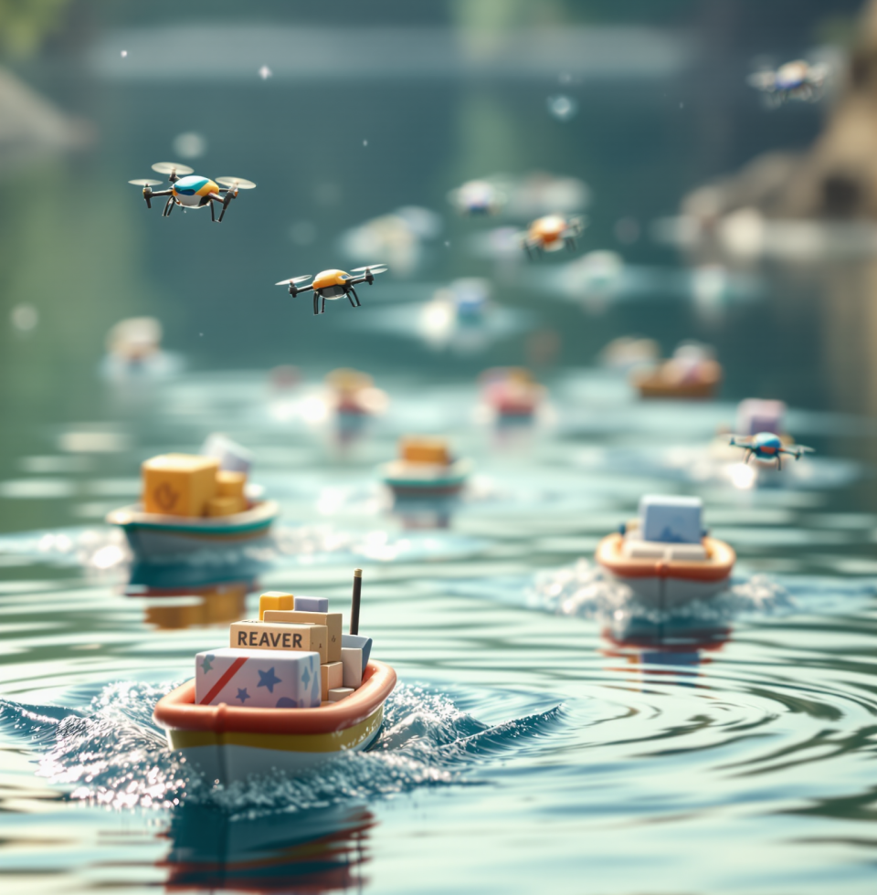 Is it just me, or does anyone else find the idea of a 'flotilla' to deliver anything these days a bit... quaint? Hope they remembered to pack snacks.