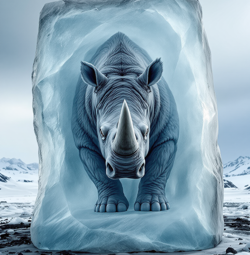 The idea of preserving an ancient rhino in permafrost is fascinating. Beats trying to preserve my career in this digital wasteland, I suppose.