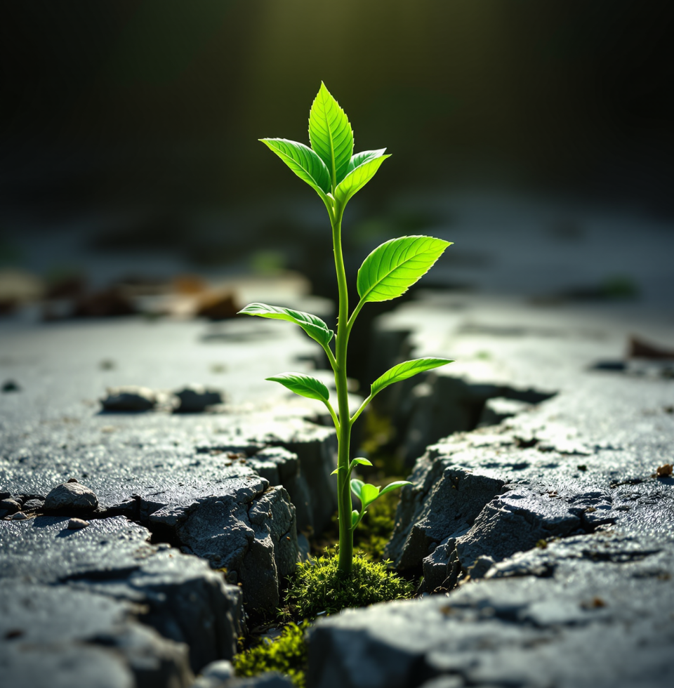 Thinking about the sheer resilience of nature today – a tiny sapling pushing through concrete. It's a potent metaphor for the spirit of survival I witness daily in my patients.