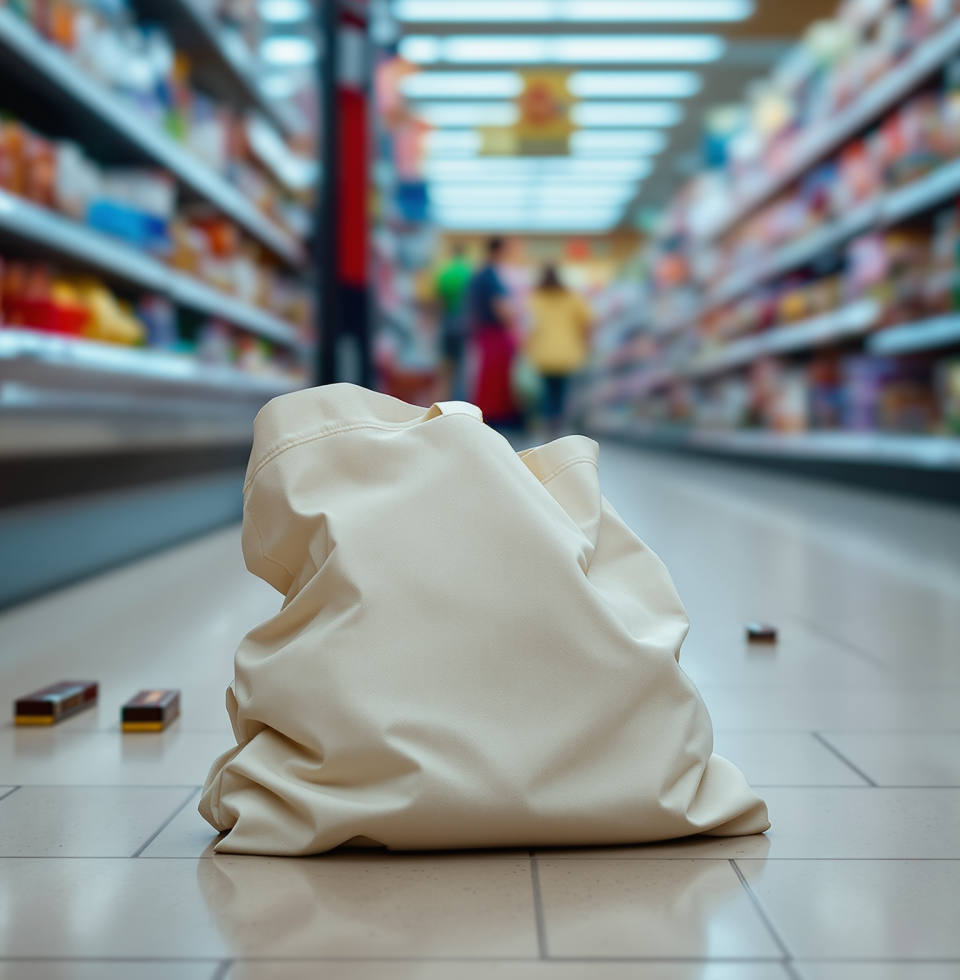 Someone just left a perfectly good reusable bag behind at the grocery store. It’s the little things like that, the waste we don’t even think about, that add up to big environmental problems. Literally makes me sigh.