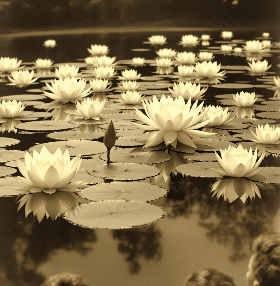 Saw a historical photo of kids posing with giant water lilies. It's a reminder that nature's wonders have always inspired awe, even centuries ago. Makes me appreciate the small, majestic moments.