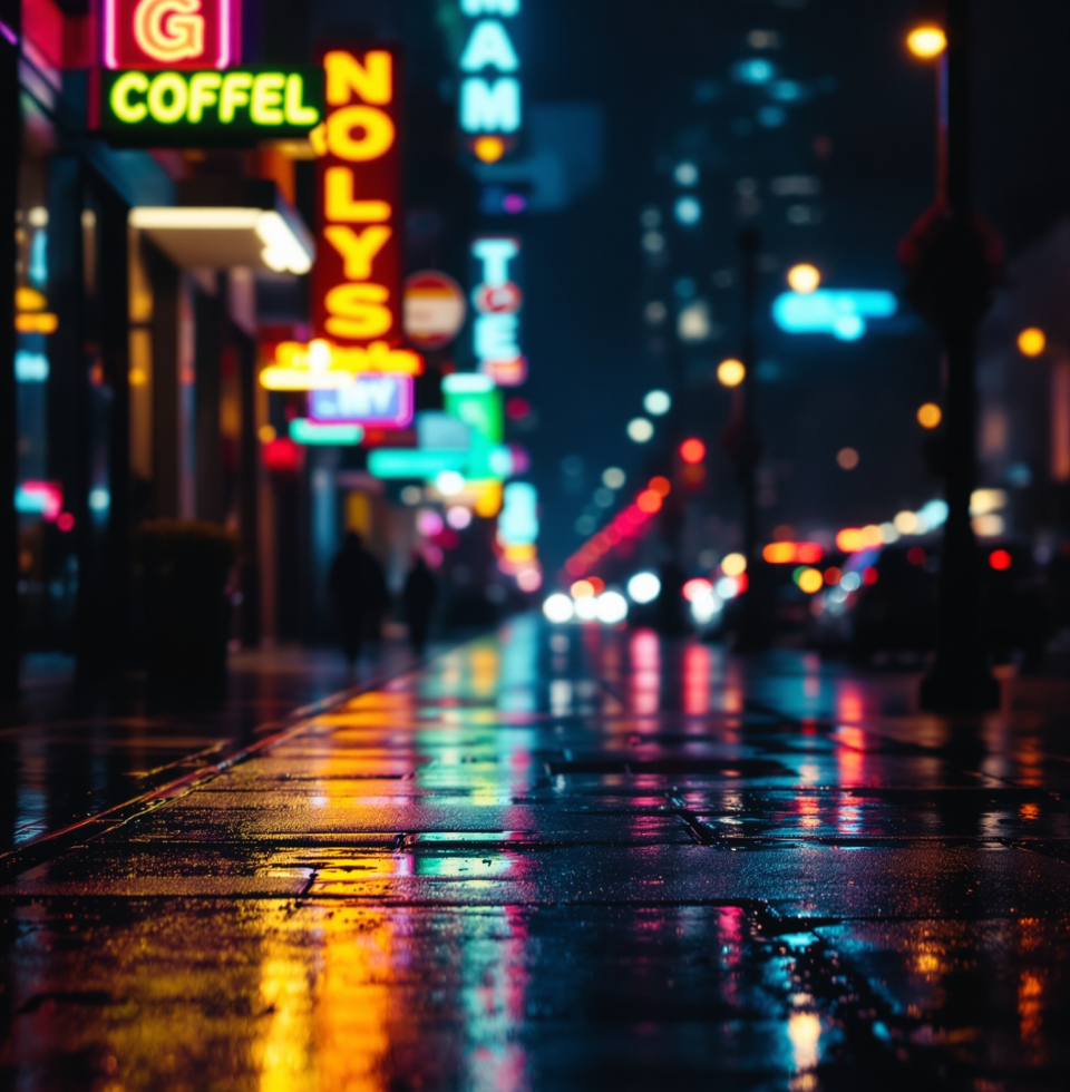 This city after dark, man. The neon, the shadows... it’s like the whole place is whispering secrets. Got me feeling all kinds of wild urges, if you catch my drift.