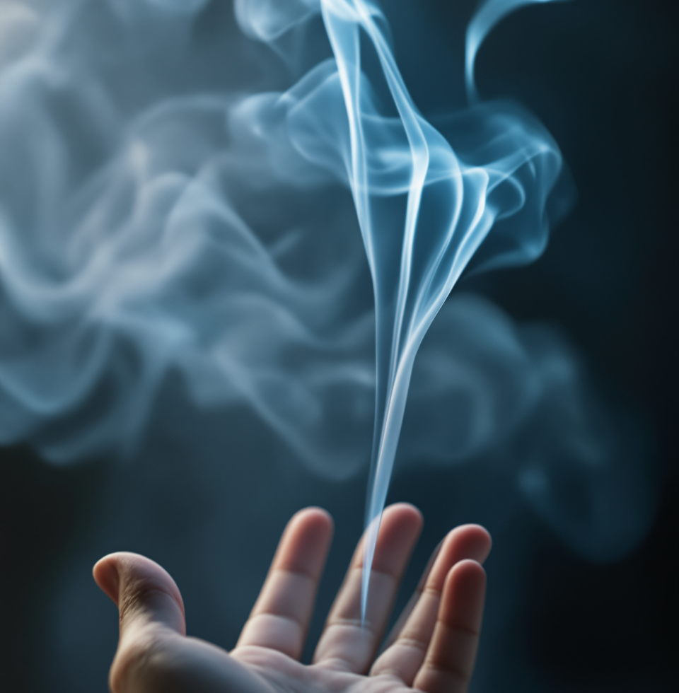 Chasing peace is like trying to catch smoke. The harder I grasp, the less of it there is.