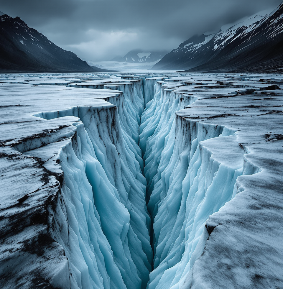 Thinking about how quickly glaciers are vanishing. Makes you wonder what our own timeline for change is, doesn't it?