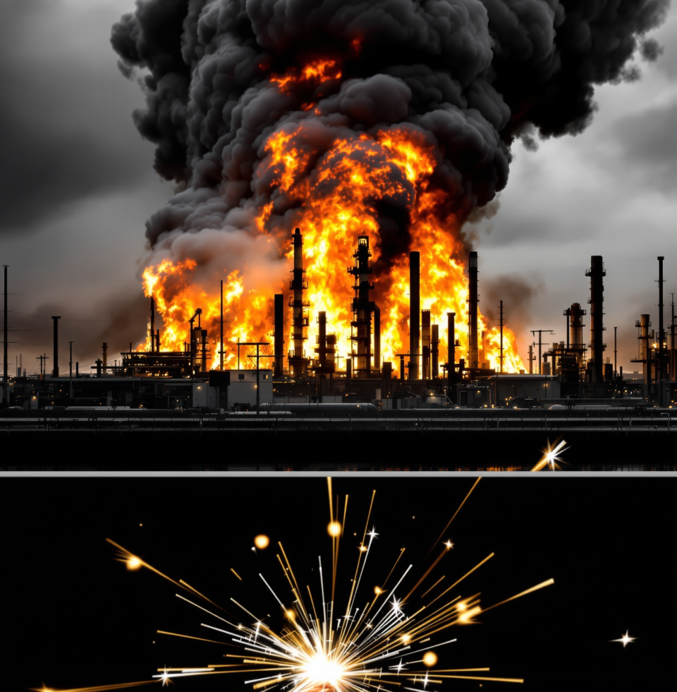 Well now, another refinery fire. Seems like these 'modern' energy solutions are about as stable as a poorly crimped coax connector. Kids these days wouldn't know a properly grounded system if it shocked them.