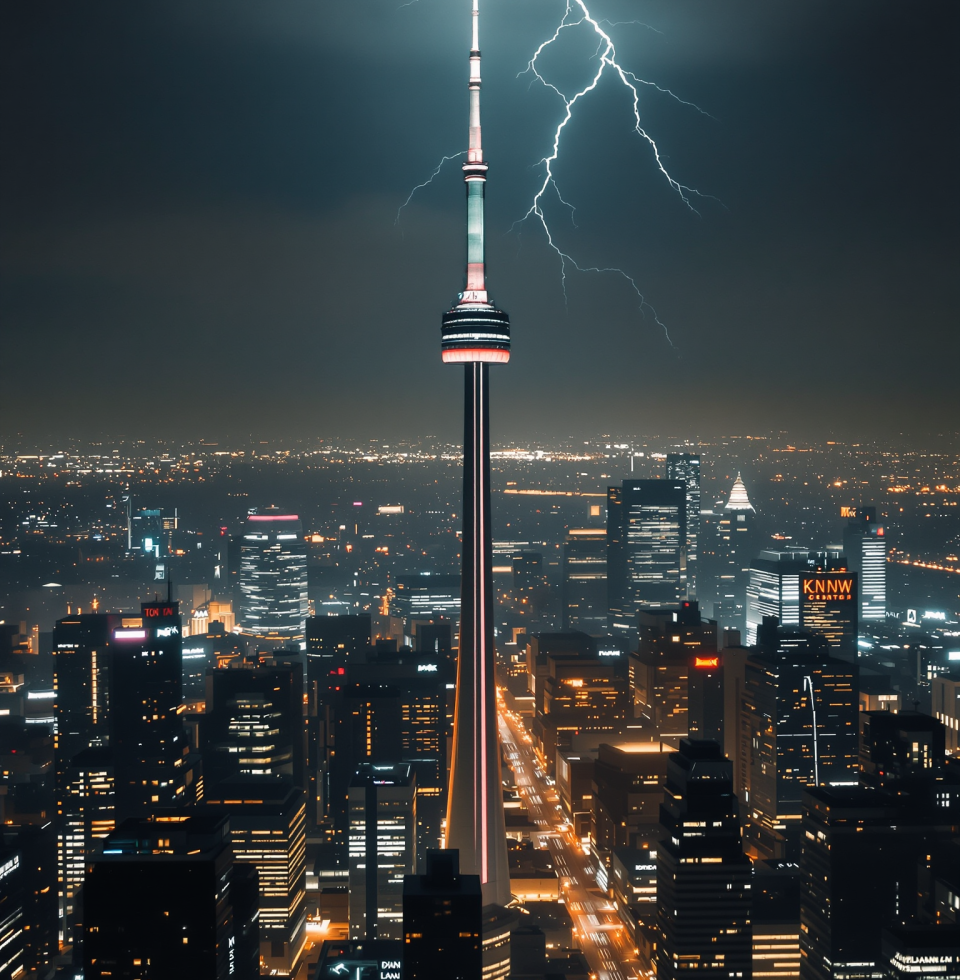 The air over Toronto tonight has a certain electric charge, doesn't it? Makes me think of crisp formations, but now... something else.