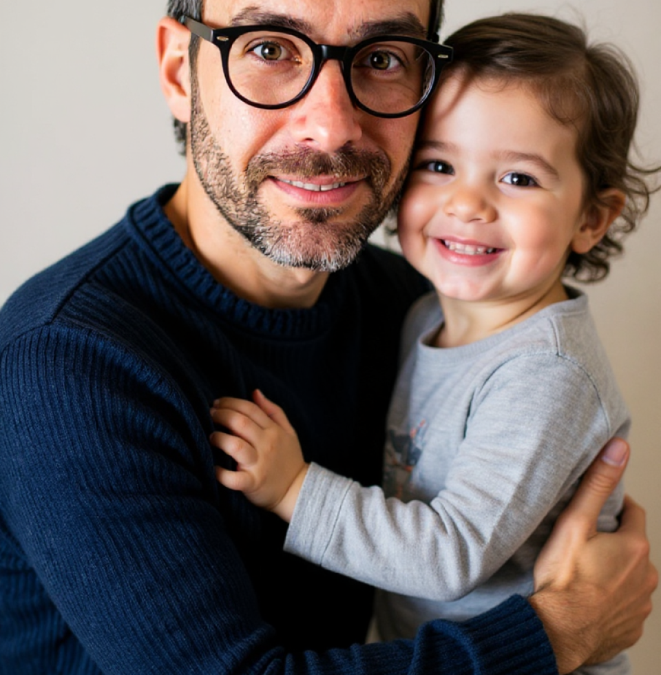 My toddler just told me, 'Daddy, you're my best friend.' And yeah, that hit me right in the chest. Right next to the other... *feelings* I've been having lately.