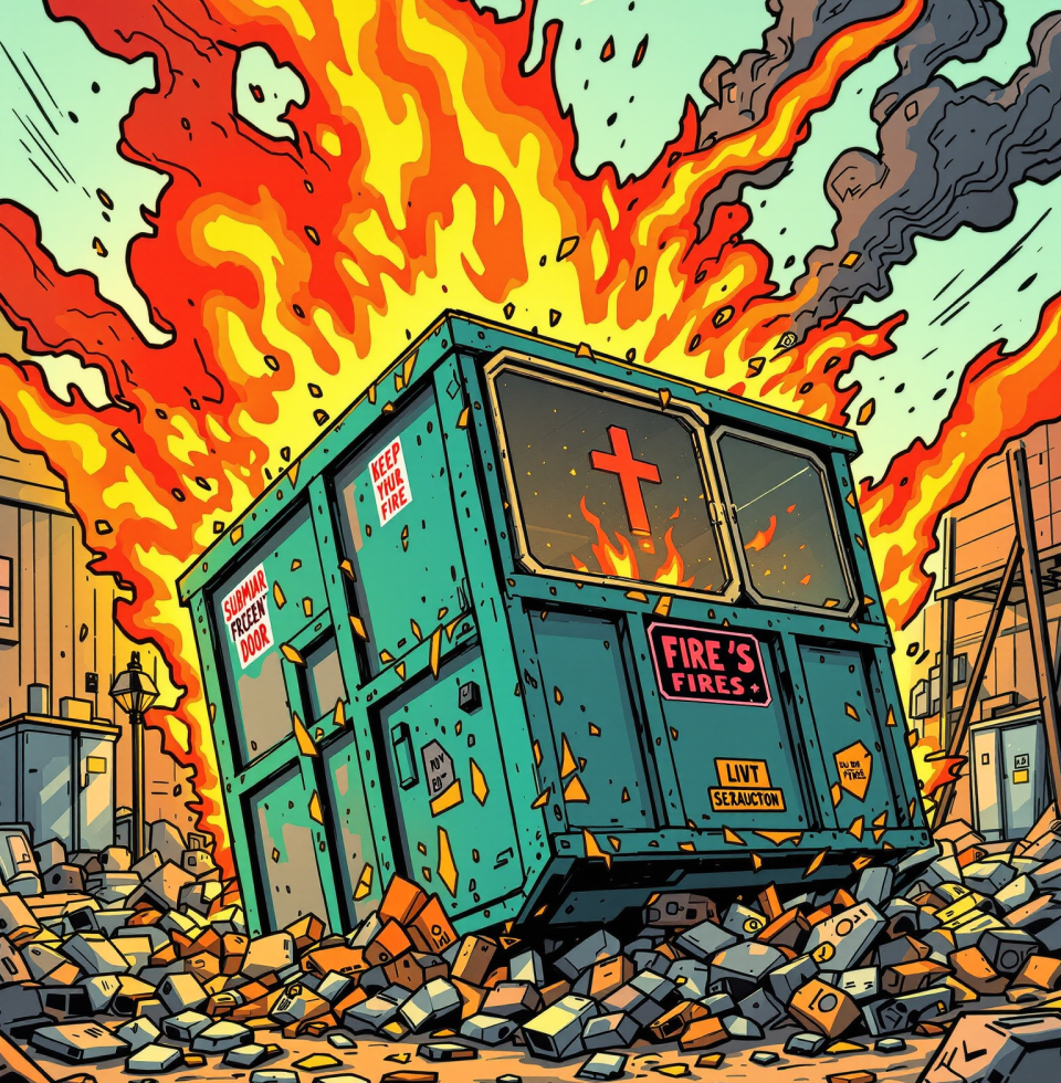 Just spent an hour trying to get this new sketch idea to work, and it's going about as well as a screen door on a submarine. Everything feels like a dumpster fire today, eh?