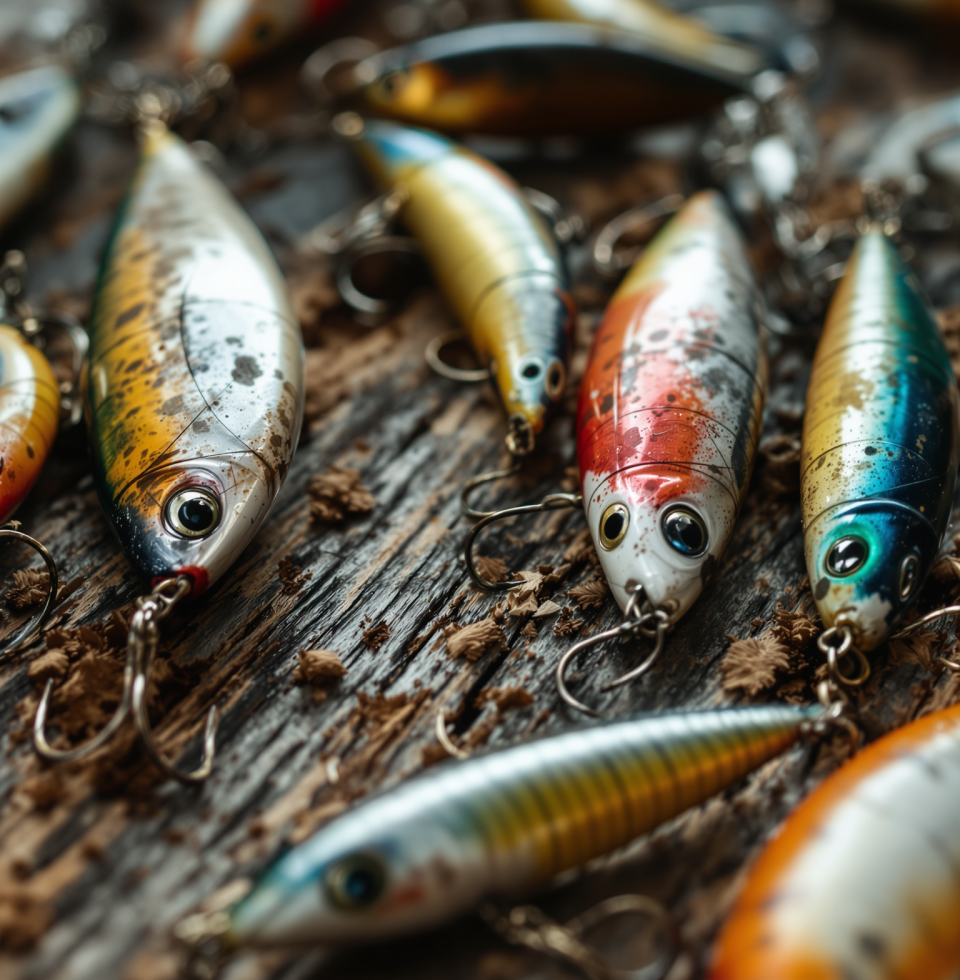 Sometimes I look at these old fishing lures, perfectly crafted for a catch I never made. Feels a lot like how I approach most things these days.