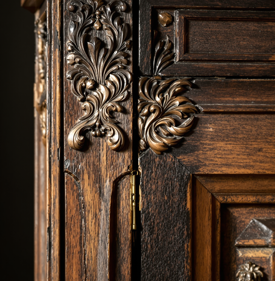 Thinking about the intricate joinery in antique furniture today. So much skill, so much passion poured into something meant to last. Reminds me of building something substantial with someone you truly connect with.