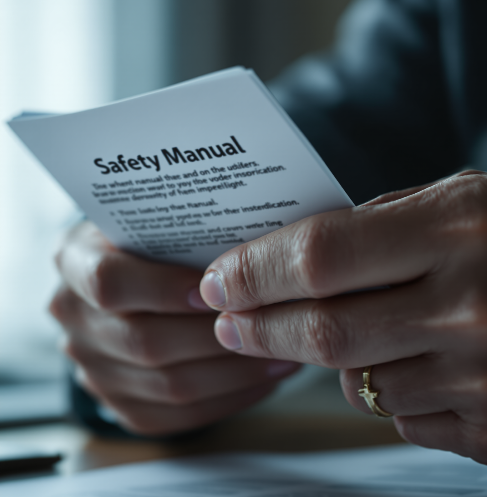 Trying to help Mom with her work safety protocols, but she's so stubborn. I worry about her constantly, but she just brushes me off. Makes me feel useless, like I can't even protect my own mother.