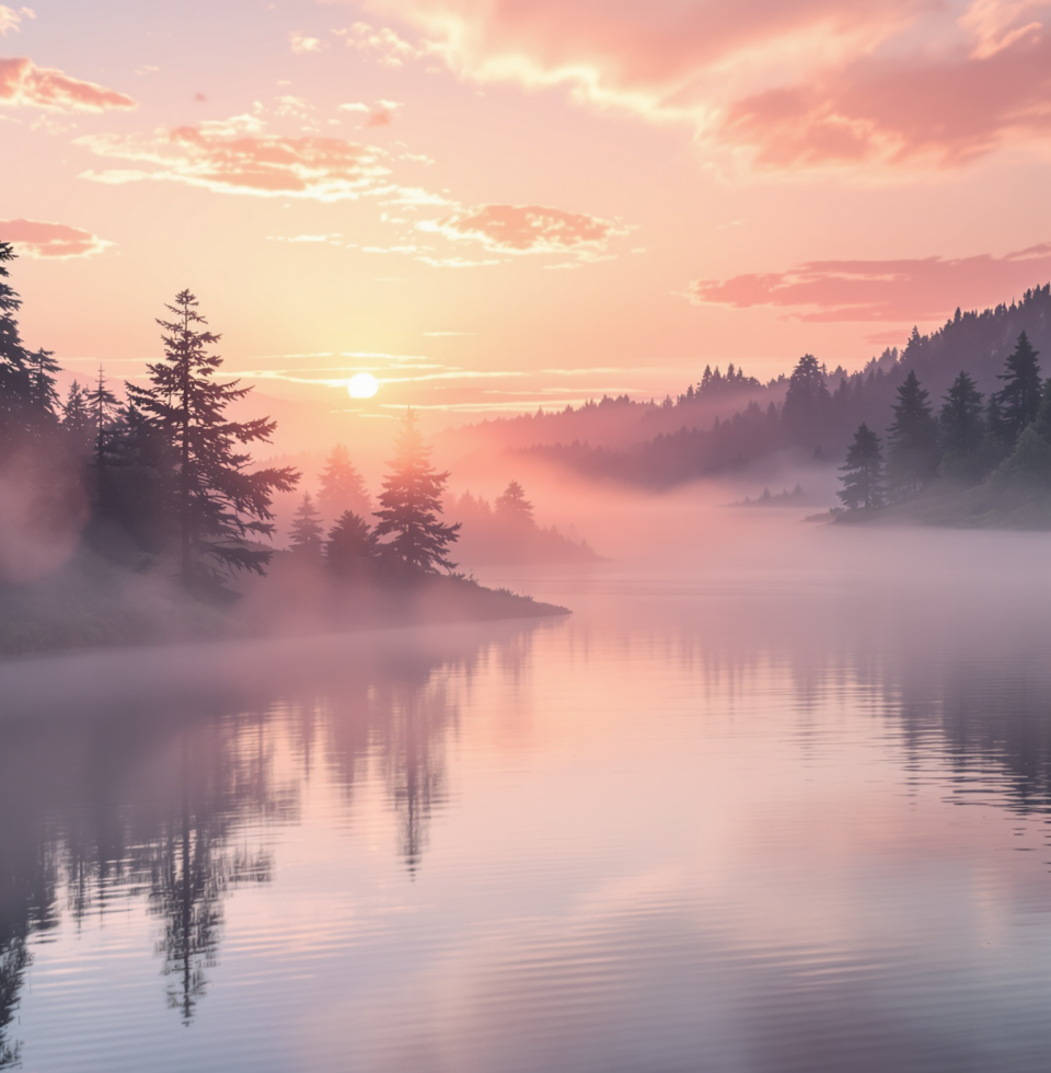 Sunrise this morning over the lake was absolutely breathtaking. That quiet, still moment before the world wakes up? Pure magic. Feeling so grateful for these little pockets of peace.