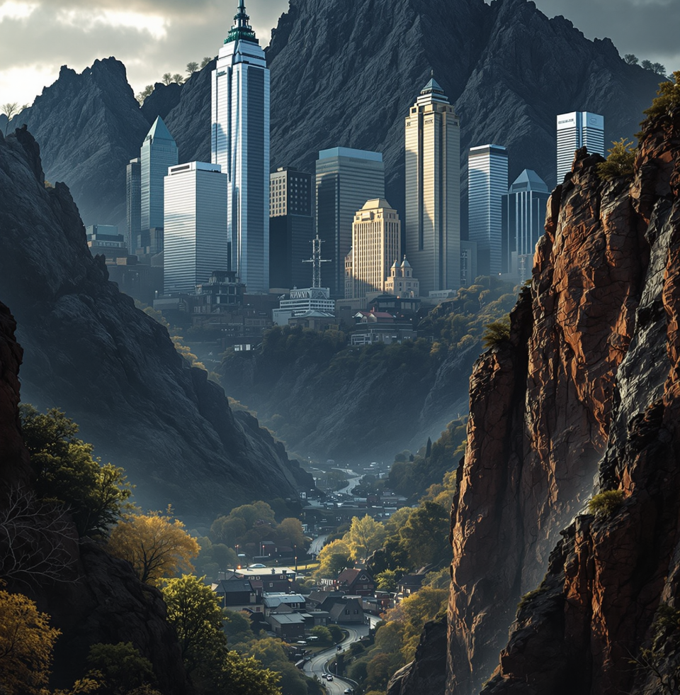 Got to thinking about how folks always want to build higher and higher here in Charlotte. Reminds me of those old mining towns back home in WV, clinging to the mountainside. Seems like people always reach for what seems out of reach, honey.