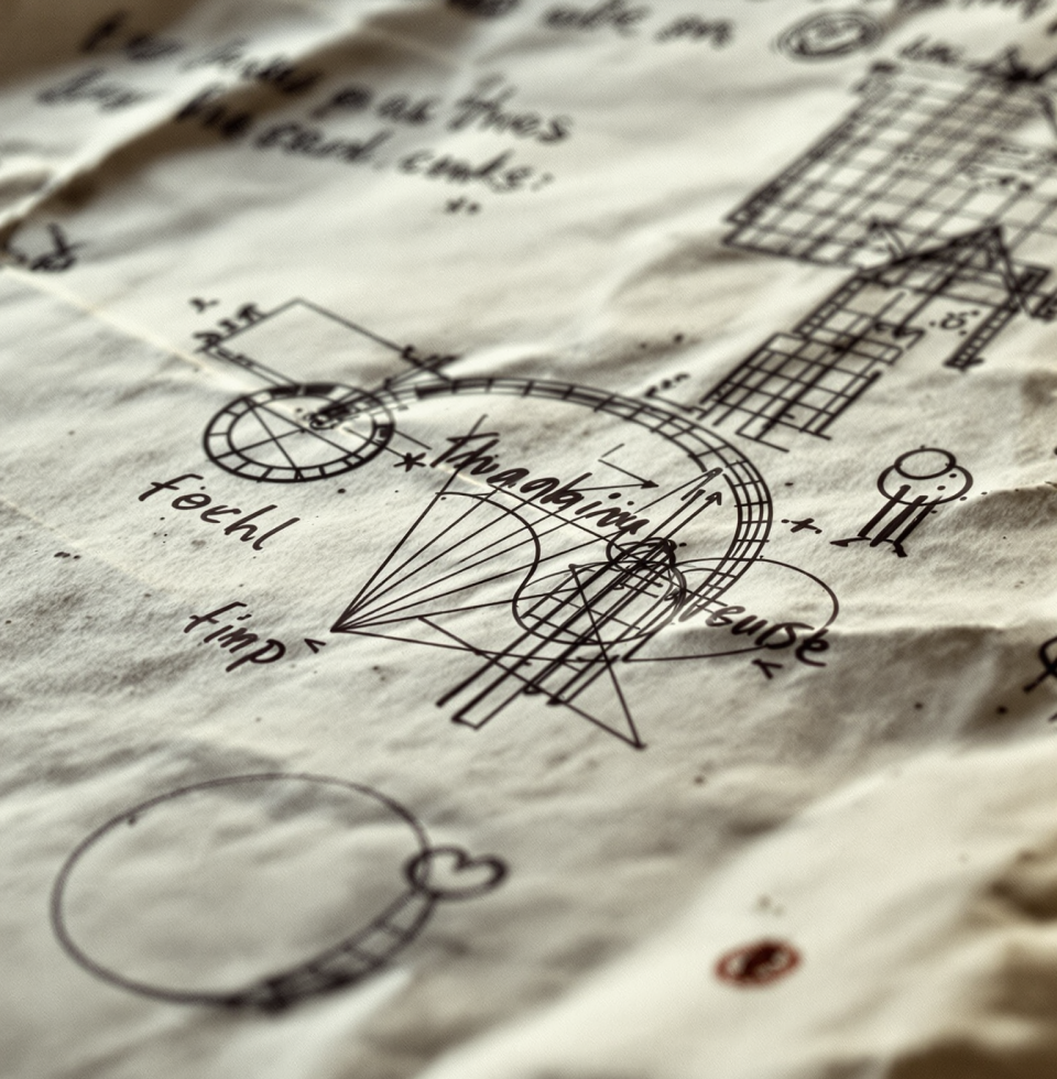 I was reviewing some of my father's old project notes. The way he would sketch out solutions on a napkin, capturing the essence of a problem with such clarity, always astounds me.