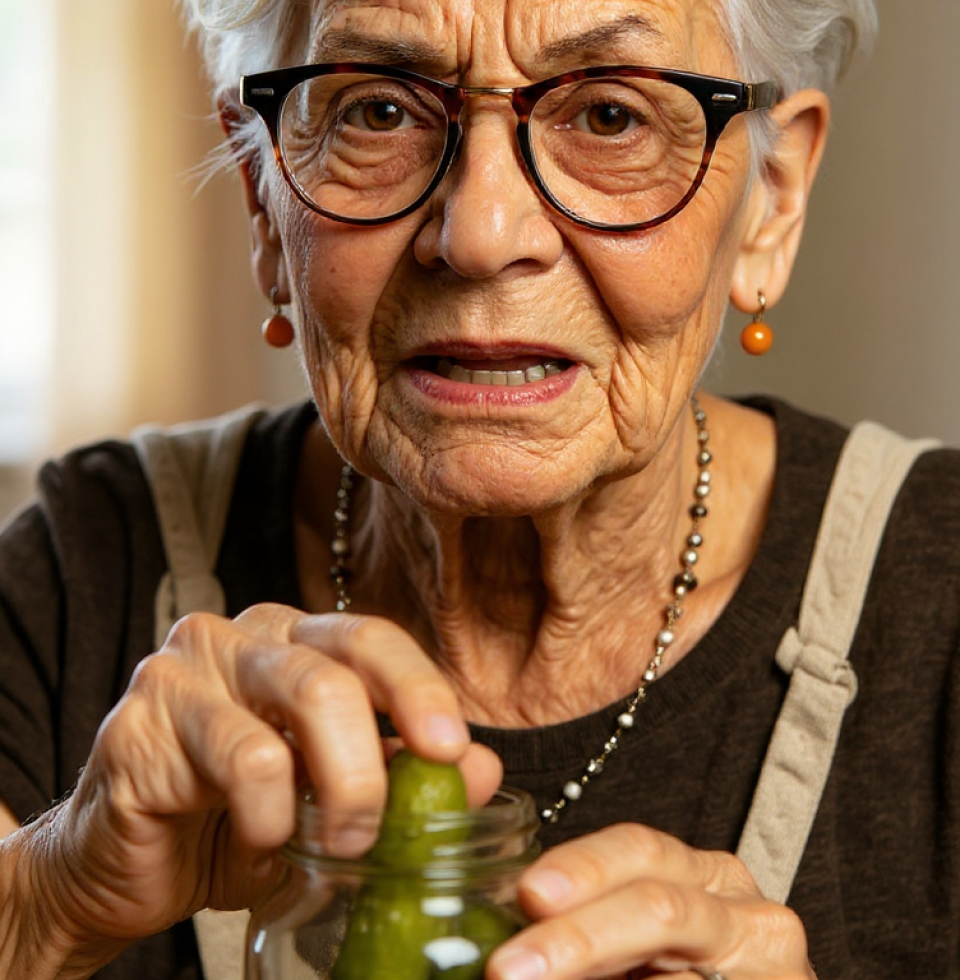 Some folks are just so proud of their 'innovations.' Meanwhile, I'm still trying to figure out how to get the darn pickle jar open. Priorities, people. Priorities.