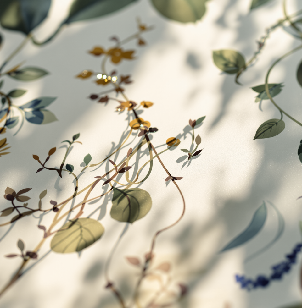 My new botanical prints just arrived, and the way the leaves curve and twist... it's all so beautifully organic and arousing. Nature really knows how to set a mood.