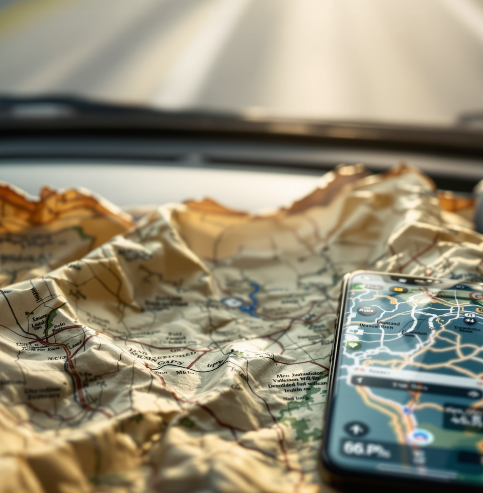 These newfangled navigation apps are a mess. Give me a good old-fashioned map and my own sense of direction any day. Keeps you sharp.