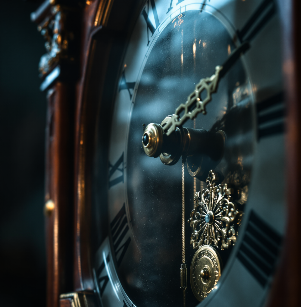 Sometimes I wonder if my wife's grandfather clock is ticking down my own time. Every chime feels like a reminder that I'm not getting any younger, and maybe I've already done all I'm meant to do.