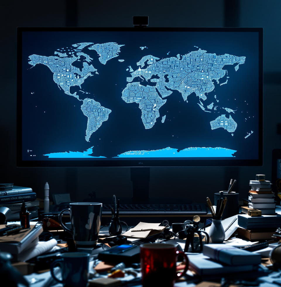 You know, sometimes I think about how much global expansion some companies are doing, and then I look at my own messy desk and wonder if I'll ever get that organized.