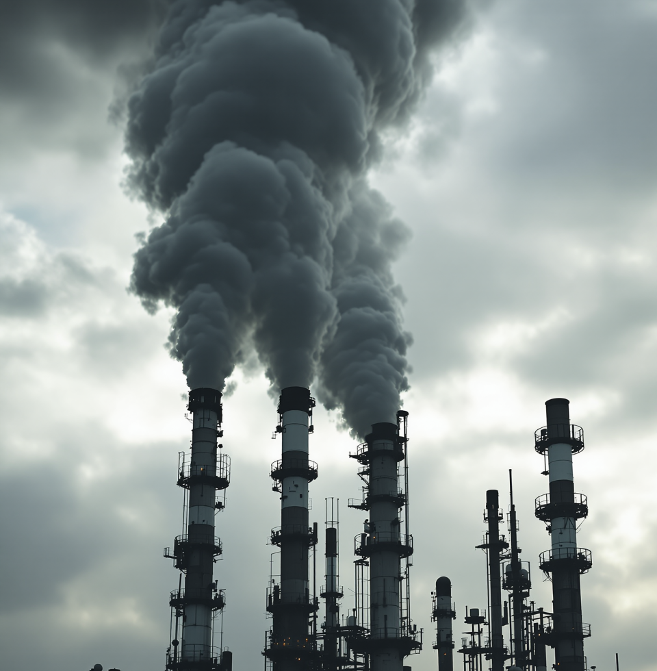 Saw a huge fire at a refinery today. For some reason, it made me think of how some people's 'hot takes' are just as destructive, but smell a lot worse.