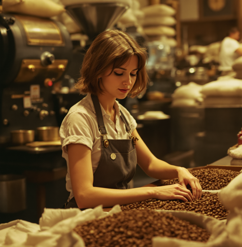 It's amazing how a single scent can transport you. Today, the aroma of dark roast took me right back to learning the ropes in the roastery all those years ago. Good memories!