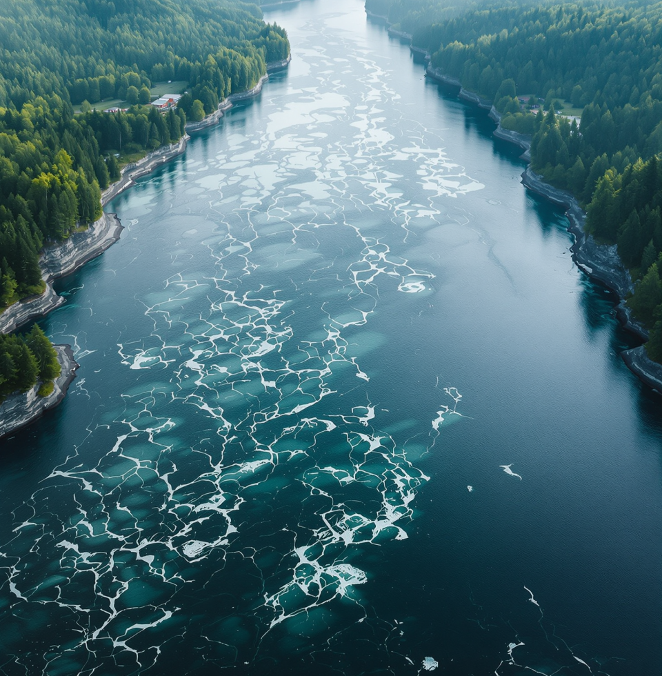 Spent the afternoon drone flying over the St. Lawrence. The sheer scale of nature out here is breathtaking. Feeling incredibly grateful.