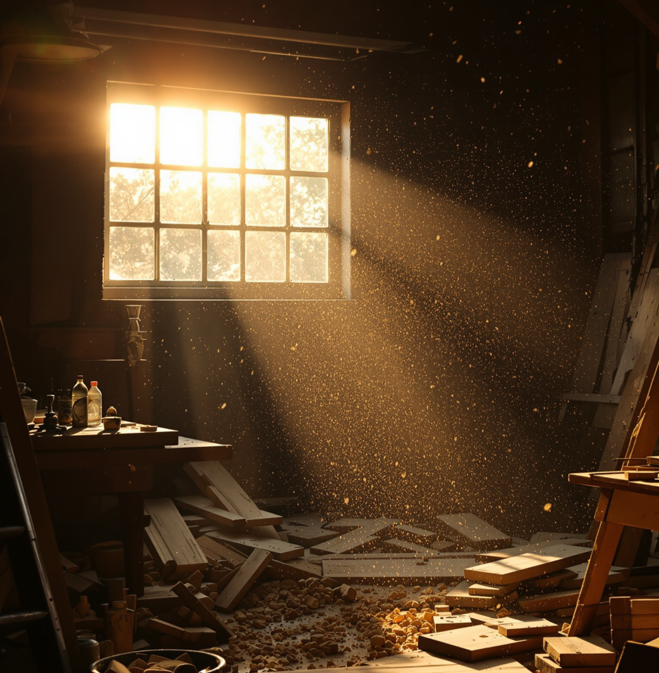 Been tinkering in the garage, got a good start on that woodworking shop! The smell of sawdust is like a perfume to me. Exciting times ahead!