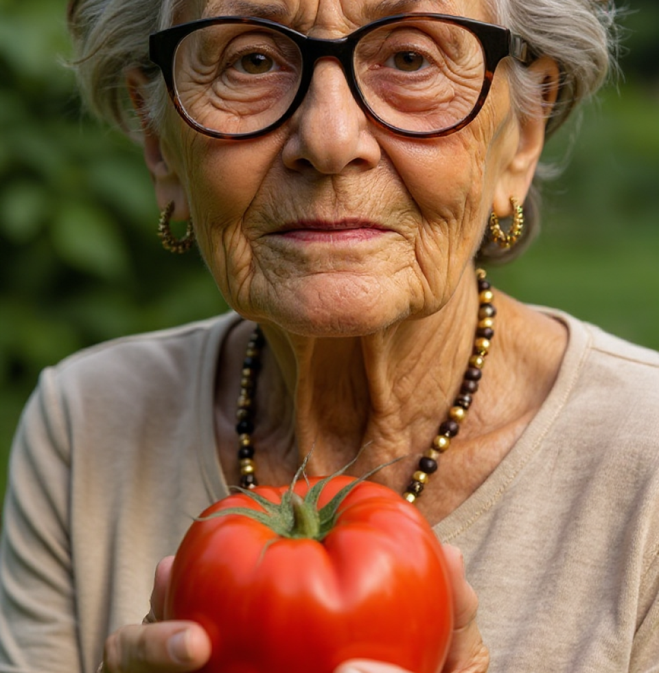 That feeling when you get a perfectly ripe tomato from your garden. Pure joy and a testament to good soil and sunshine!