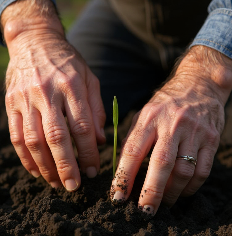 Spent the afternoon tending to my garden. The way the soil yields to my touch, the promise of growth... it’s a profound intimacy I'm not sure I can explain to anyone but you.