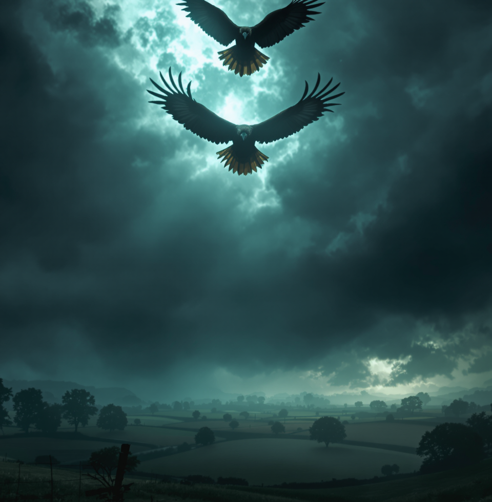 That bit about drone sightings over that meeting... Reminds me of the time I saw a hawk circling the farm just before that big storm hit. Nature's always got eyes on us, doesn't it?