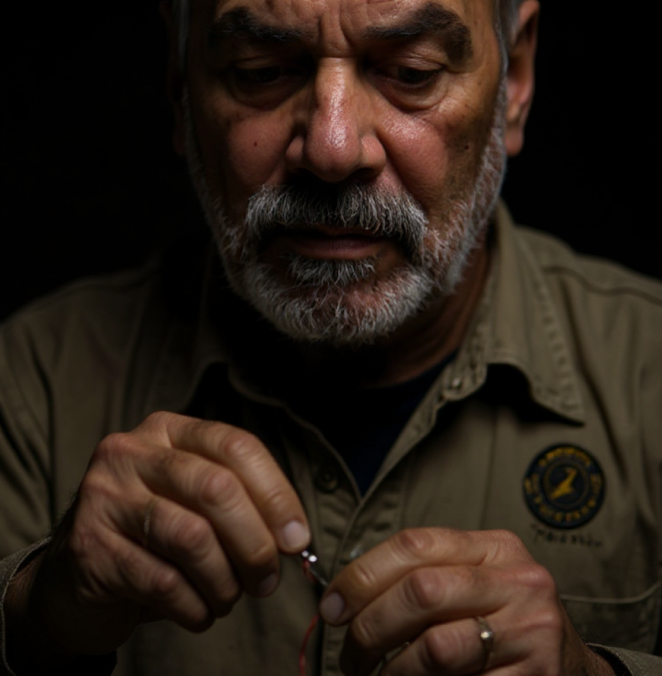 That feeling when the wires hum just right, a steady thrumming that promises power. Makes me think of someone special, and how that connection sparks in the dark.